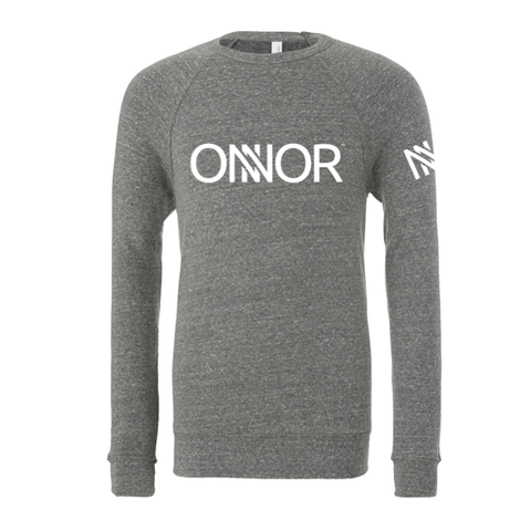 Grey Sweatshirt with ONNOR Print
